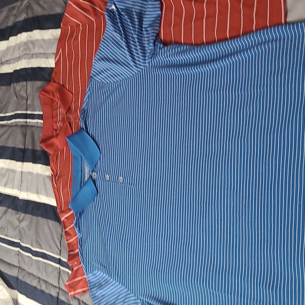 2 mens xxl nike golf polo shirts.